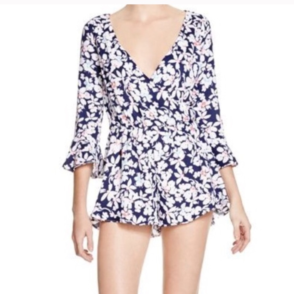 AQUA, Floral Romper